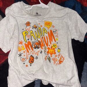 Disney Gray and Orange Graphic Tee